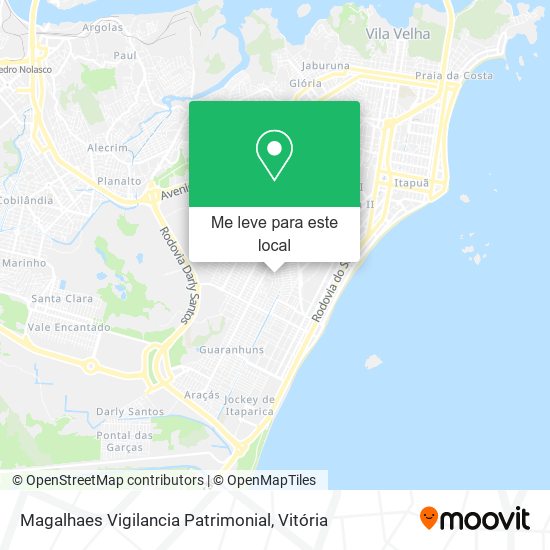 Magalhaes Vigilancia Patrimonial mapa
