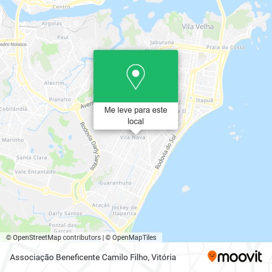 Associação Beneficente Camilo Filho mapa