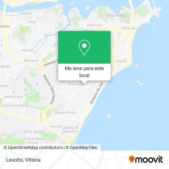 Levolts mapa