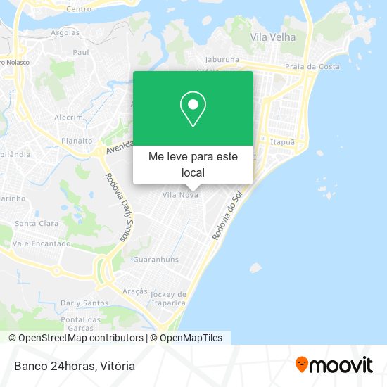 Banco 24horas mapa