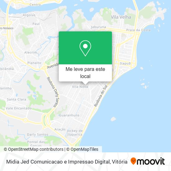 Midia Jed Comunicacao e Impressao Digital mapa