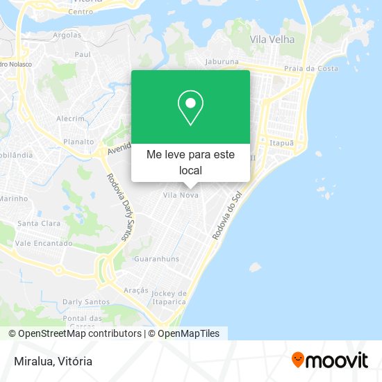 Miralua mapa