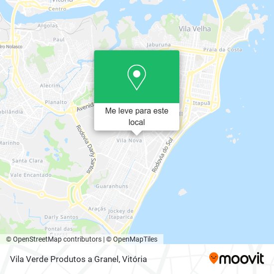 Vila Verde Produtos a Granel mapa