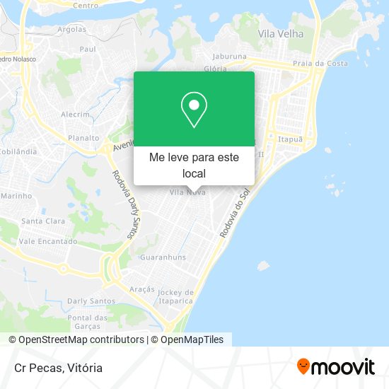 Cr Pecas mapa