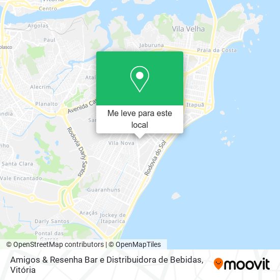 Amigos & Resenha Bar e Distribuidora de Bebidas mapa