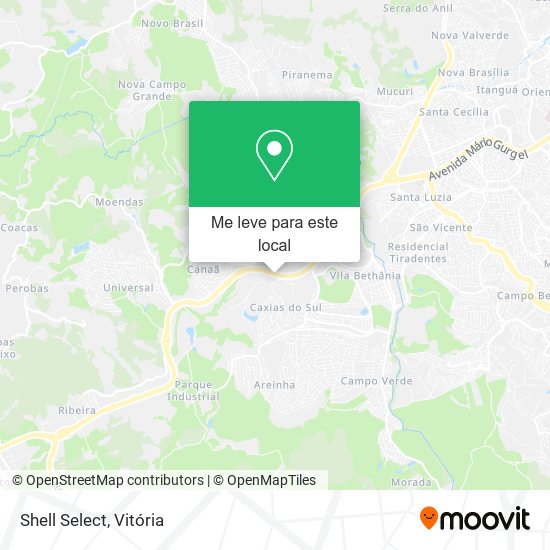Shell Select mapa