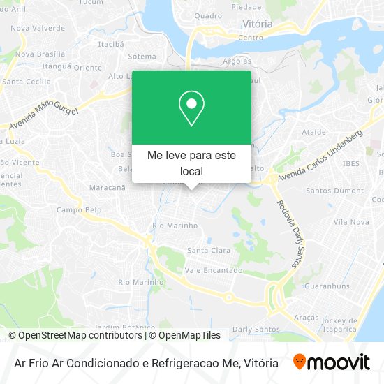 Ar Frio Ar Condicionado e Refrigeracao Me mapa