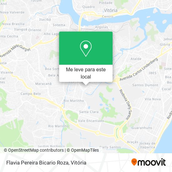 Flavia Pereira Bicario Roza mapa