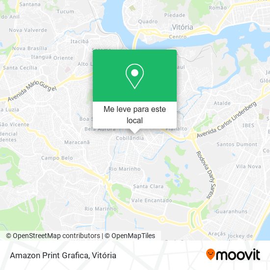 Amazon Print Grafica mapa