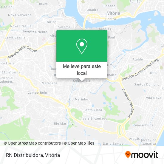 RN Distribuidora mapa