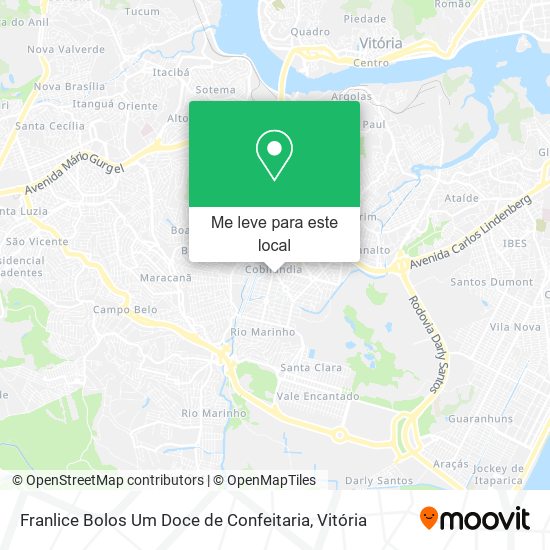 Franlice Bolos Um Doce de Confeitaria mapa