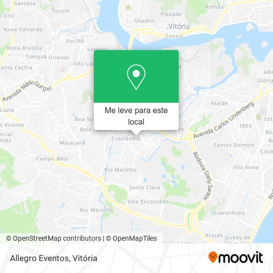Allegro Eventos mapa