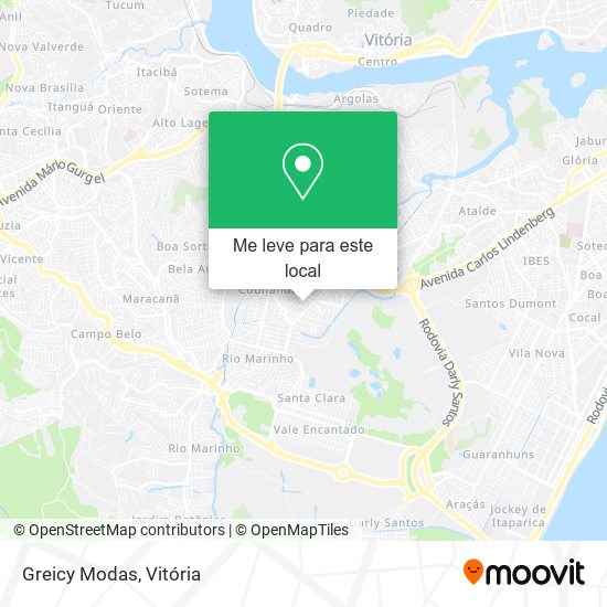 Greicy Modas mapa