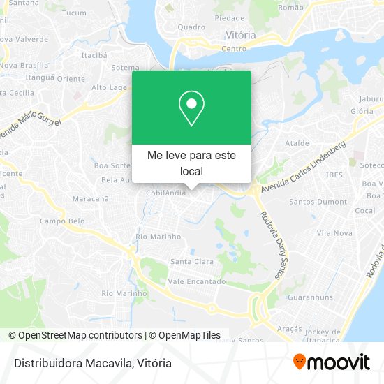 Distribuidora Macavila mapa