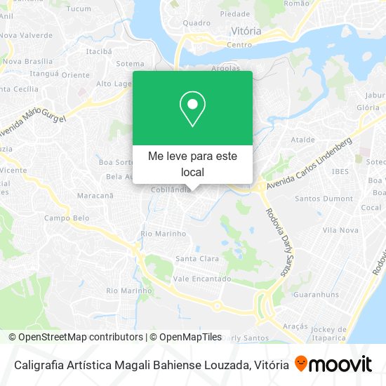 Caligrafia Artística Magali Bahiense Louzada mapa