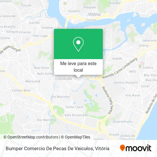 Bumper Comercio De Pecas De Veiculos mapa