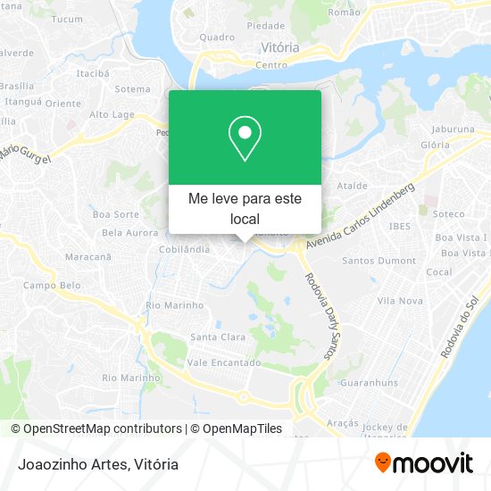 Joaozinho Artes mapa