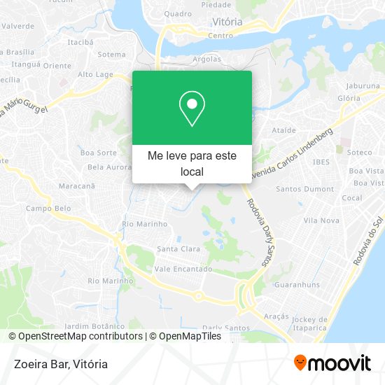 Zoeira Bar mapa