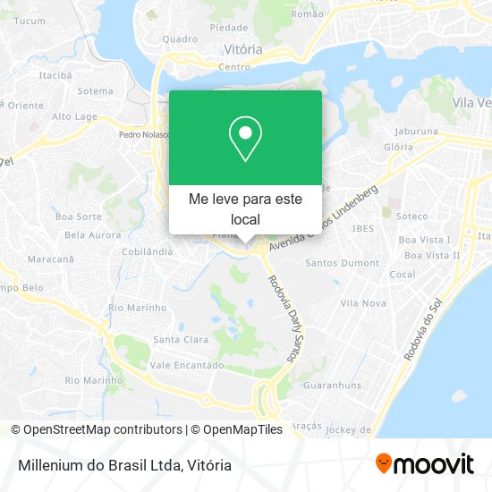 Millenium do Brasil Ltda mapa