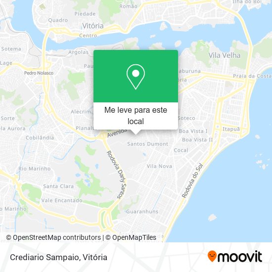 Crediario Sampaio mapa