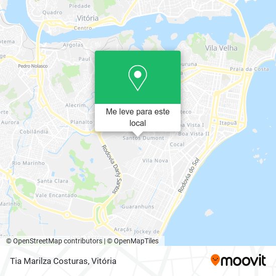Tia Marilza Costuras mapa
