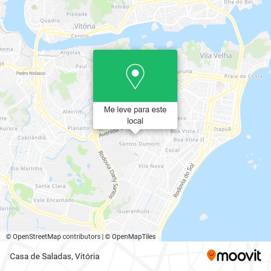 Casa de Saladas mapa