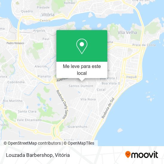 Louzada Barbershop mapa