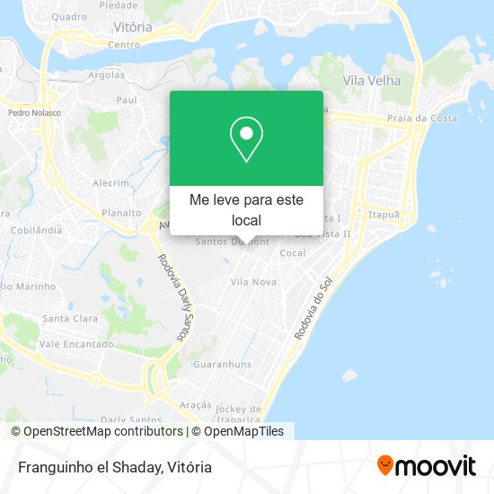 Franguinho el Shaday mapa