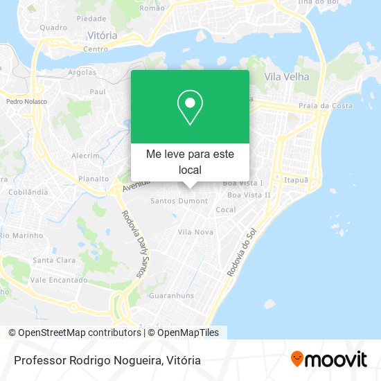 Professor Rodrigo Nogueira mapa