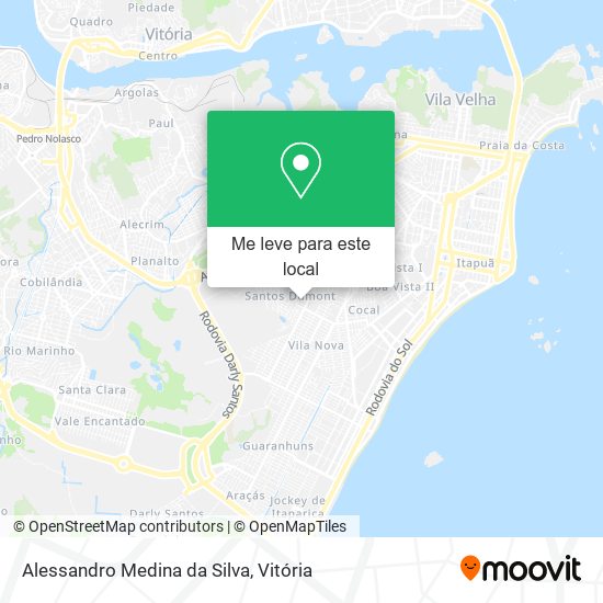 Alessandro Medina da Silva mapa