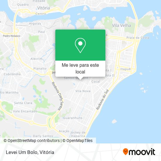 Levei Um Bolo mapa