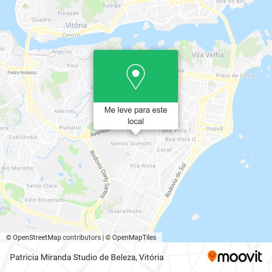 Patricia Miranda Studio de Beleza mapa