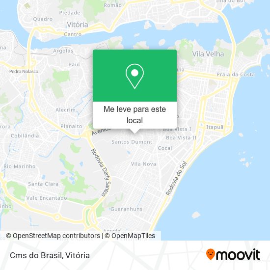 Cms do Brasil mapa