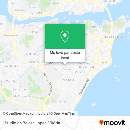 Studio de Beleza Lopes mapa