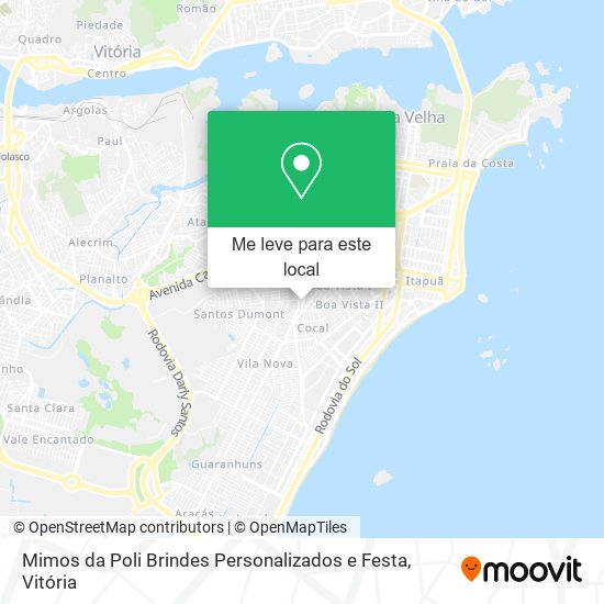 Mimos da Poli Brindes Personalizados e Festa mapa