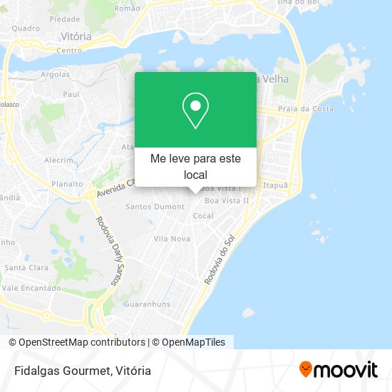 Fidalgas Gourmet mapa