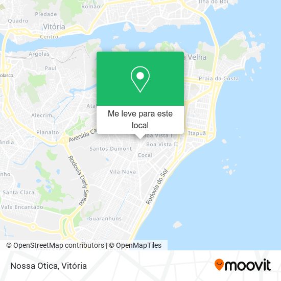 Nossa Otica mapa