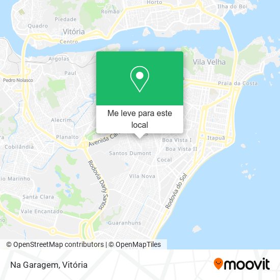 Na Garagem mapa