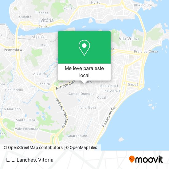 L. L. Lanches mapa