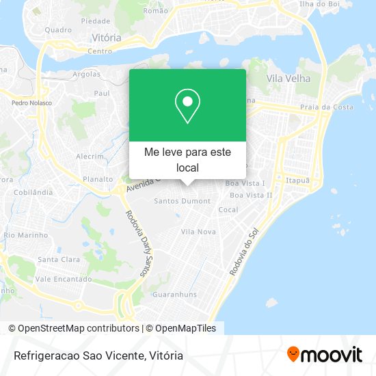 Refrigeracao Sao Vicente mapa