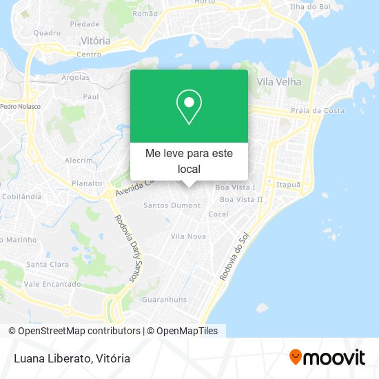 Luana Liberato mapa
