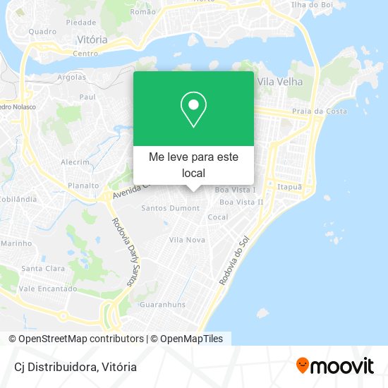 Cj Distribuidora mapa