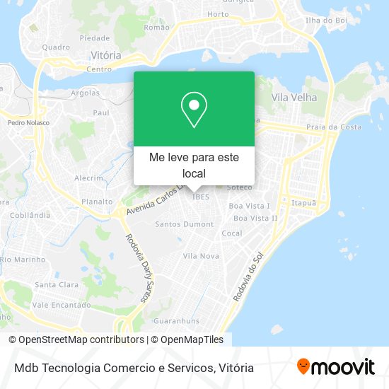 Mdb Tecnologia Comercio e Servicos mapa