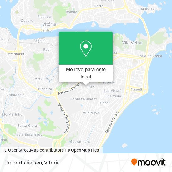 Importsnielsen mapa