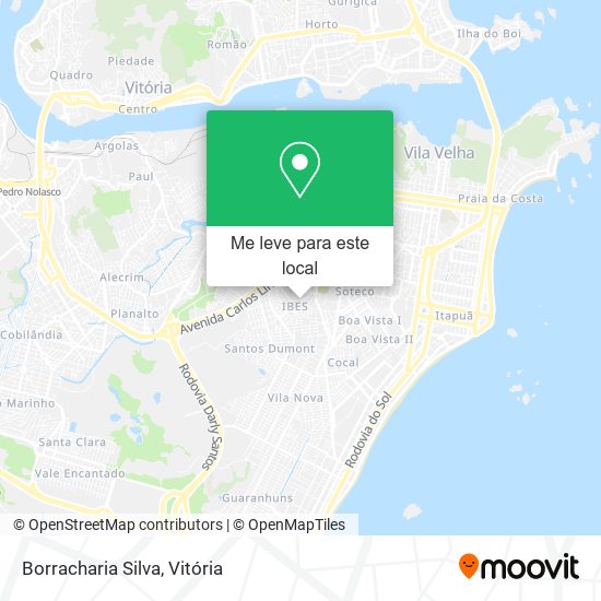 Borracharia Silva mapa
