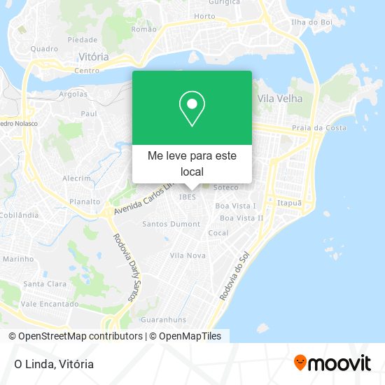 O Linda mapa