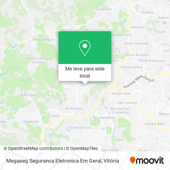 Megaseg Seguranca Eletronica Em Geral mapa