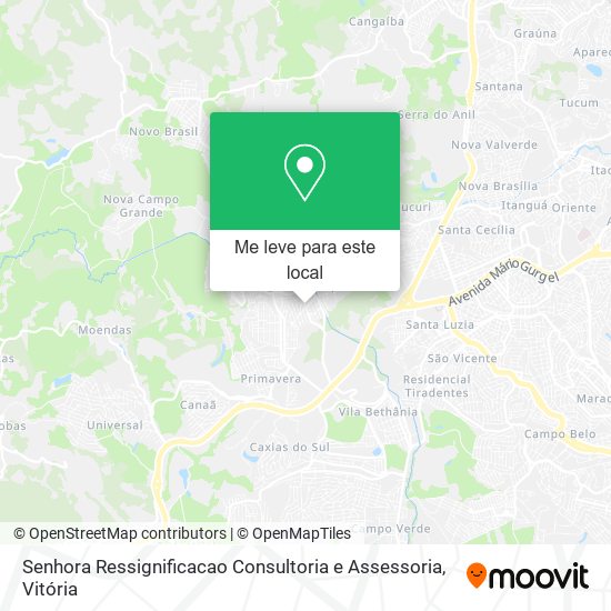 Senhora Ressignificacao Consultoria e Assessoria mapa