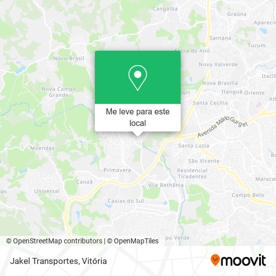 Jakel Transportes mapa