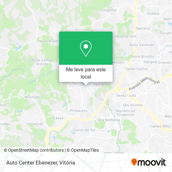Auto Center Ebenezer mapa